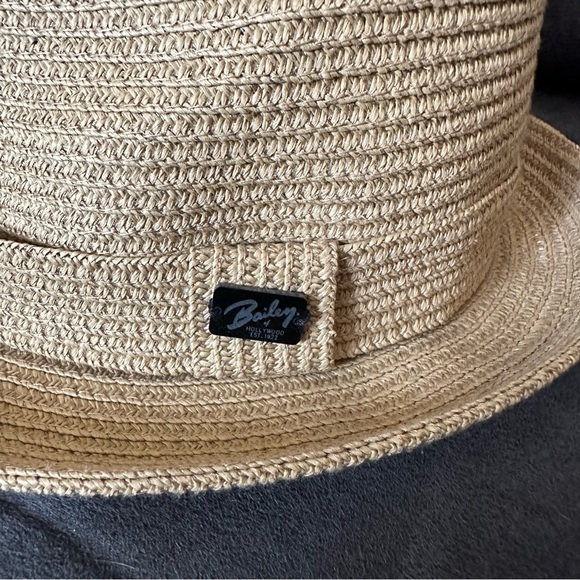 Bailey of Hollywood Billy Men’s Straw Fedora | Color: Latte | Size: Medium - Picture 3 of 6